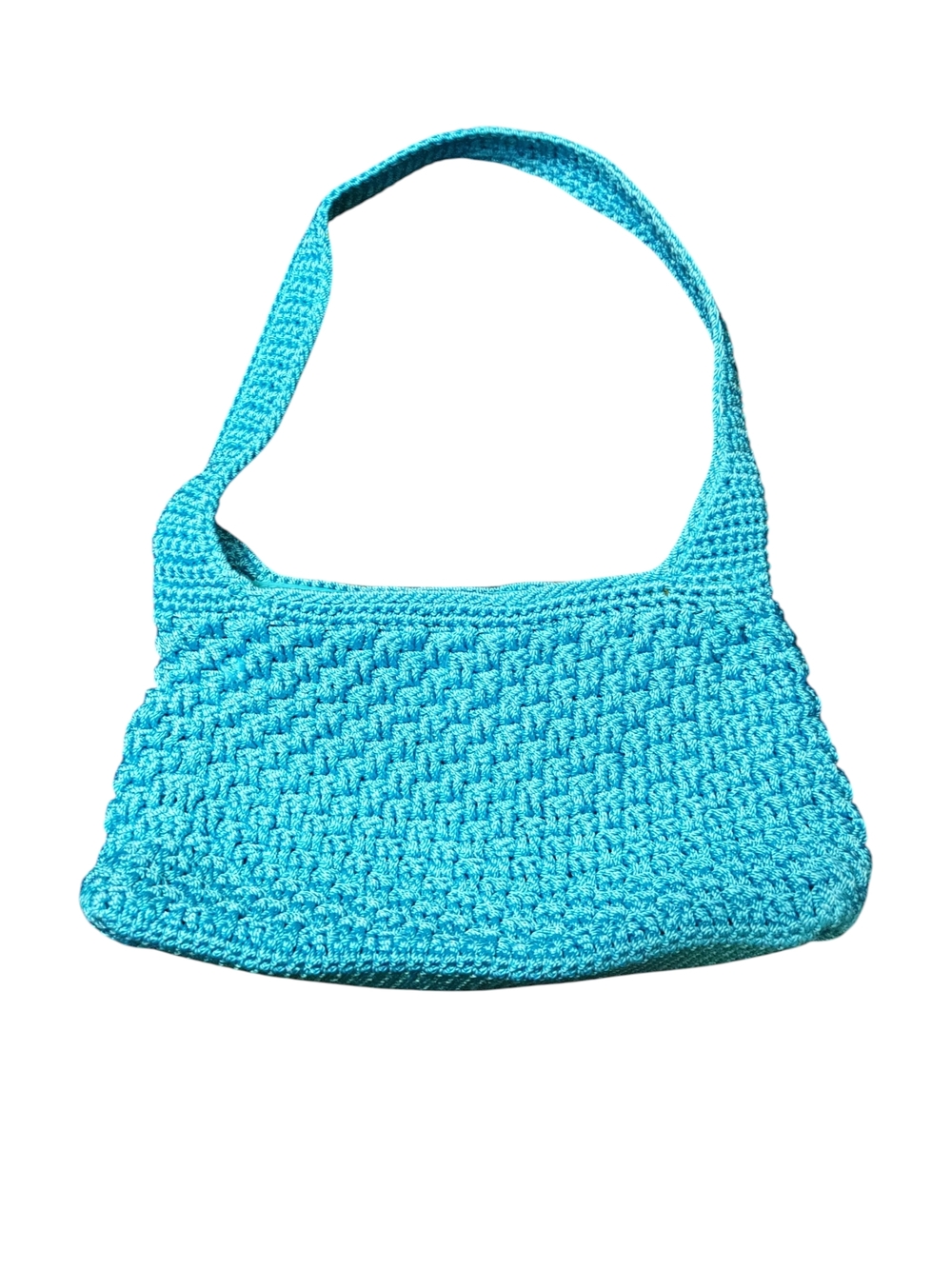 The Sak Crochet Shoulder Bag - Turquoise Blue